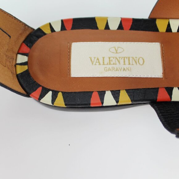 NEW VALENTINO Runway Tribal Stud Sandals | Boho Flat Sandals for Summer - Picture 11 of 16